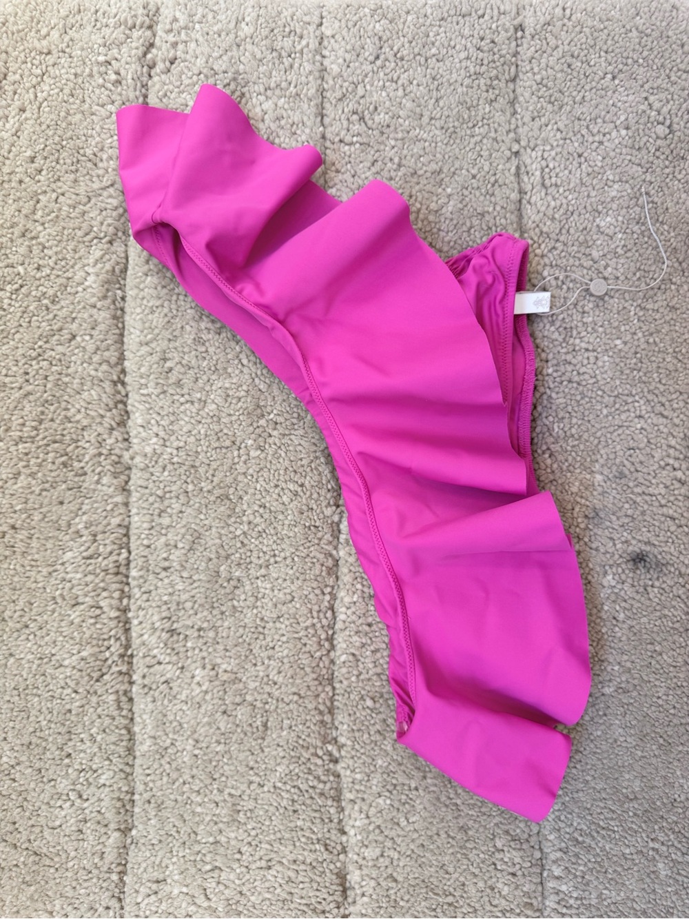 Brand New Cleobella One-Shoulder Bikini Set in Hot Pink - Picture 3 of 4